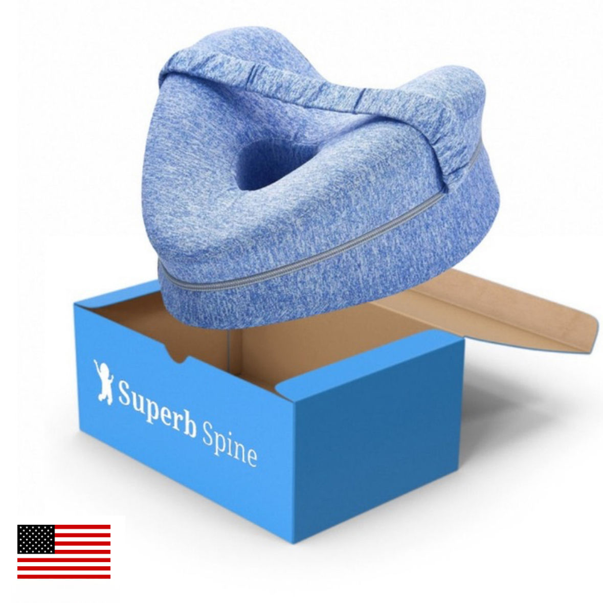 SuperbSpine™ Orthopedic Pillow - Gray